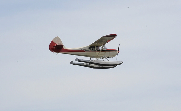 Float Plane Flips Over In Lake Shannon