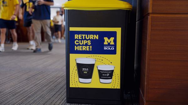 Michigan Stadium First in State to Introduce Reusable Cups