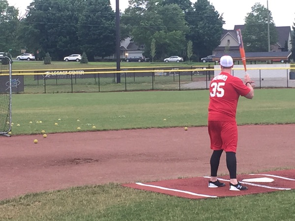 Red Wings Goalie Jimmy Howard Holds Home Run Derby Benefit in Brighton