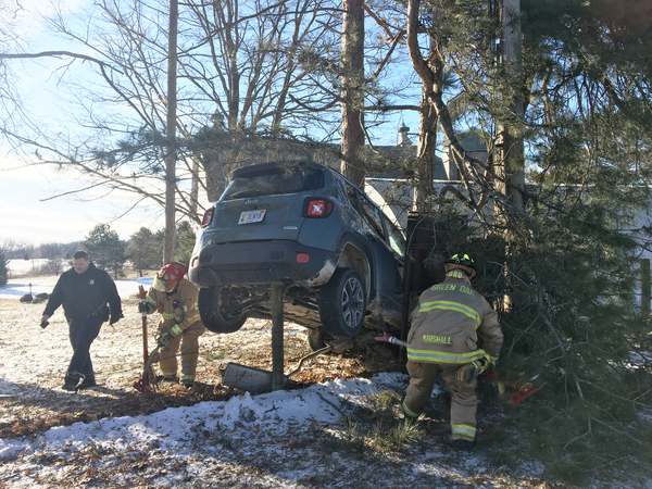 Elderly Couple Hospitalized After Monday Afternoon Crash