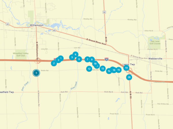 MSP Helicopter Captures EF-2 Tornado Damage in Ingham County