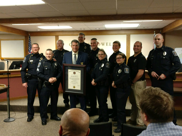 Howell Police Department Presented Certificate Of Accreditation