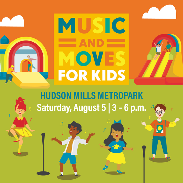 Hudson Mills Metropark Hosts Music and Moves for Kids Today