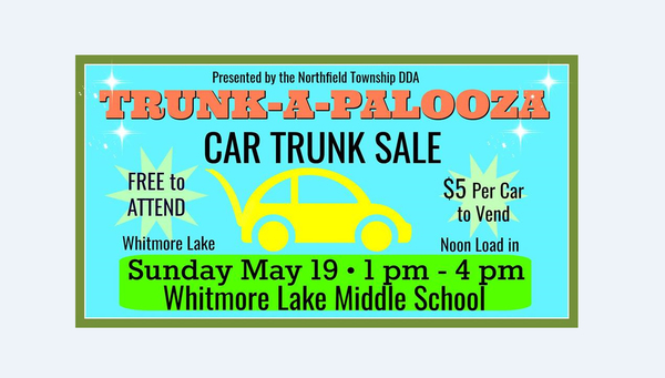 Trunk-A-Palooza Car Trunk Sale Sunday In Whitmore Lake