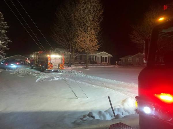 Hartland Firefighters Fight Blaze In Zero Degree Temperatures