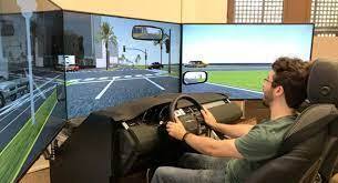 Students Experience Real Life Driving Simulator
