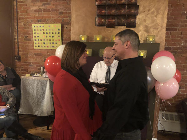 Nine Couples Say "I Do" At Howell Coffee Shop