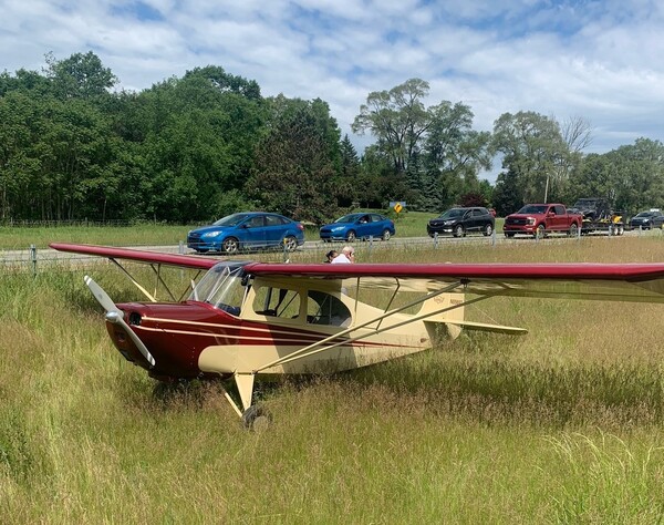 Pilot Safe After Emergency Landing in Middle of US-23