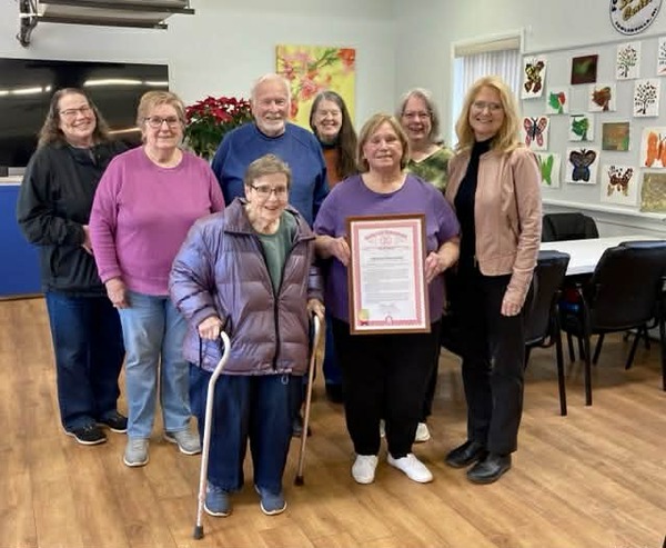 Theis Presents Special Tribute To Fowlerville Senior Center