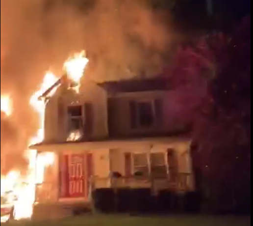 HAFD Extinguishes Oceola Twp Fire That Lit Up Two Homes