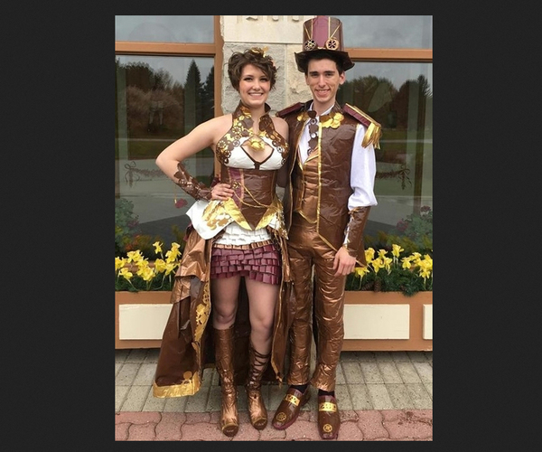 Final Day Of Online Voting For Fowlerville Couple In Tape Costume Contest