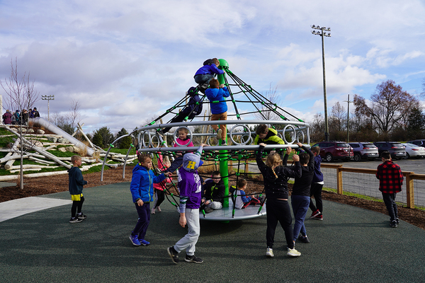New All-Inclusive Survivor Playscape Opens To Community