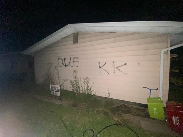 Local Farmer's Home Vandalized With Racist Graffiti