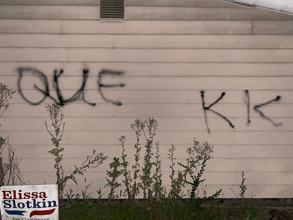 Local Farmer's Home Vandalized With Racist Graffiti
