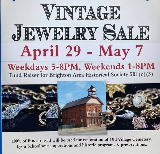 Brighton Area Historical Society to Hold Vintage Jewelry Sale