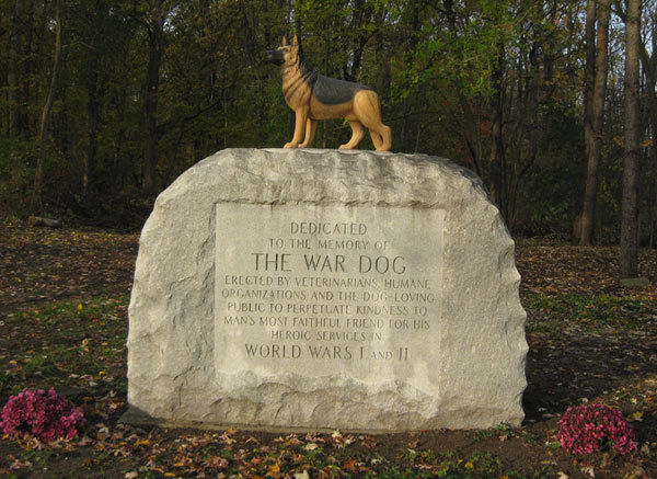 Maintenance Of War Dog Memorial Guaranteed Under Agreement