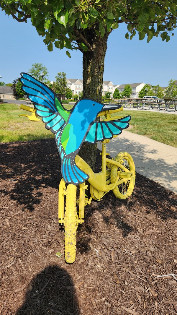 Wixom's Bicycle Public Art Display Returns