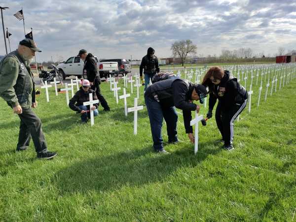 Crosses Aim To Raise Awareness About Veteran Suicide