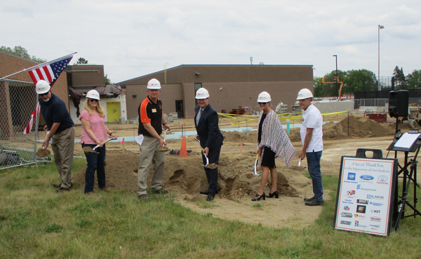 Groundbreaking Held For Brighton High School's New STEAM Center