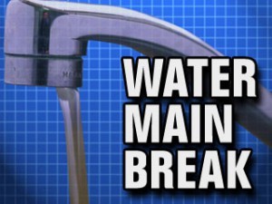 Water Main Break In Village Of Byron