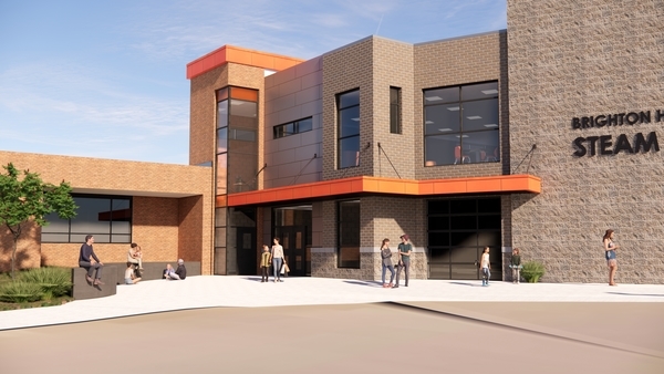 Groundbreaking Held For Brighton High School's New STEAM Center