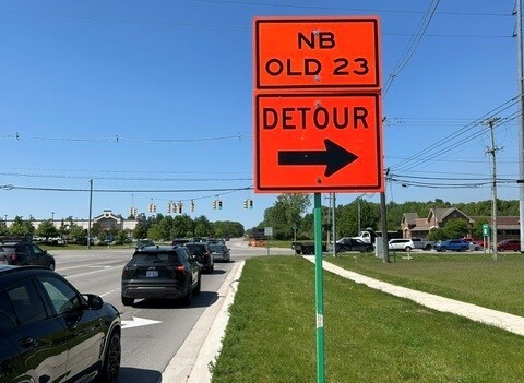 Two Week Rehab of Old US 23 in Hartland Begins June 1