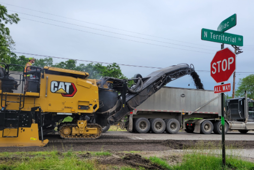 Earth Work Progressing On Roundabout Project