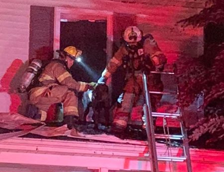 HAFD Extinguishes Oceola Twp Fire That Lit Up Two Homes