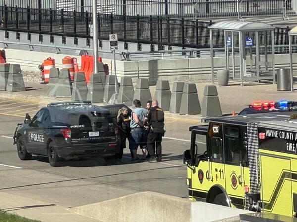Driver Arrested After Crashing Into Passenger Terminal at Detroit Metro Airport