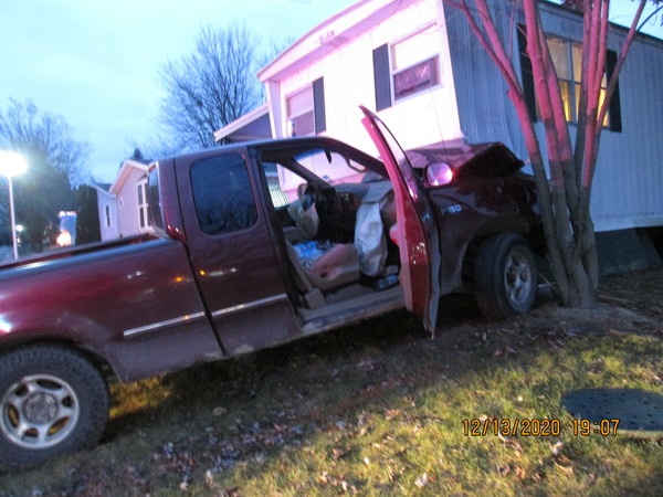 Impaired Lyon Township Driver Crashes Into Mobile Home