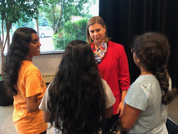 Congresswoman Slotkin Holds Town Hall Meeting At Cleary University