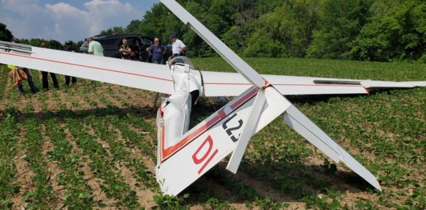 UPDATE: Glider Crashes In Unadilla Township