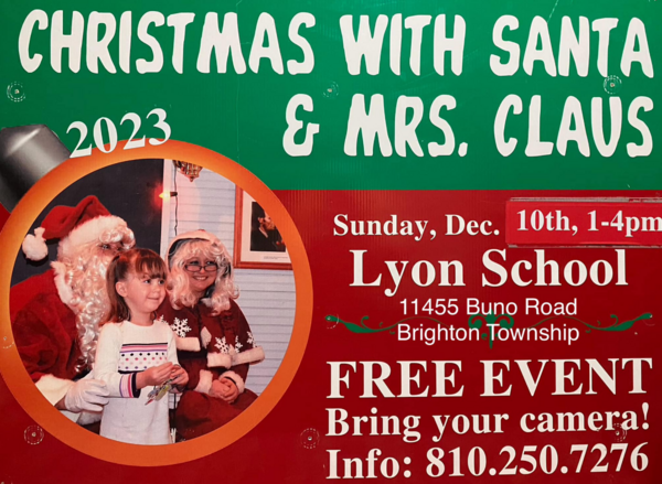 BAHS Hosts Santa Meet-and-Greet Dec. 10 at Lyon Schoolhouse