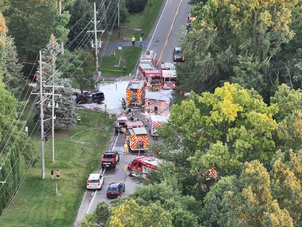 Driver Killed in Fiery Crash in Green Oak Twp Sunday