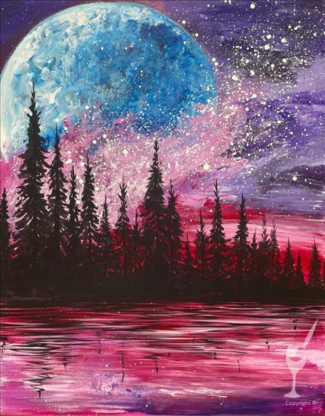 Painting Under The Starry Night Sky At Kensington Metropark