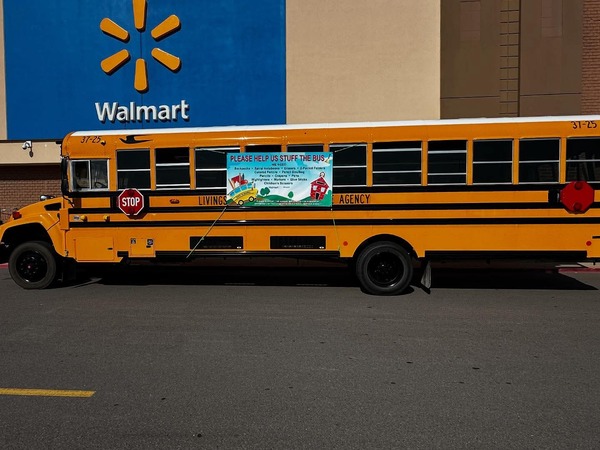 Stuff The Bus & Stuff The Blue Goose At Howell Walmart Friday