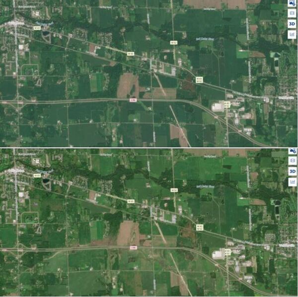 NWS Releases Satellite Images Of EF2 Tornado Impact