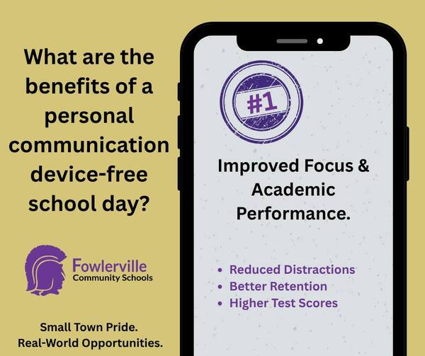 Fowlerville Students Must Now Use School Phones to Call Parents, Guardians