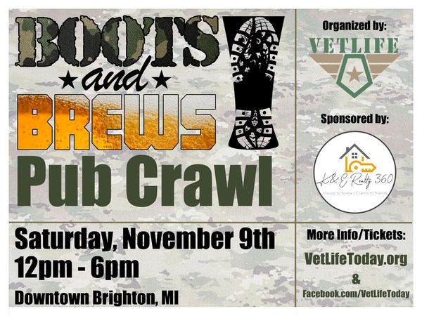 Boots And Brews Pub Crawl To Benefit Local Veterans