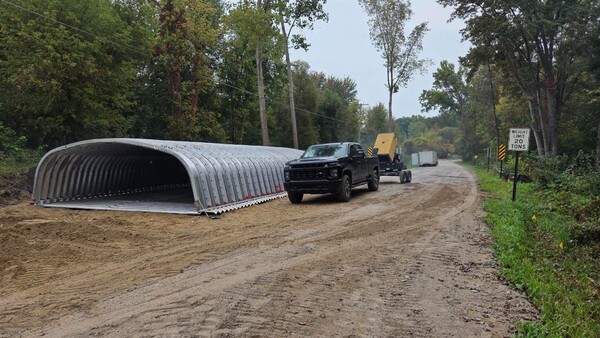 6 Mile Road Culvert Replacement Project Progressing