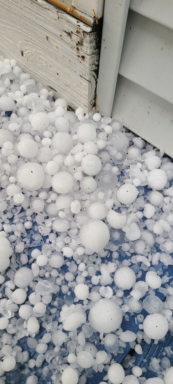 Damage Being Assessed Following Thursday's Hail Storm