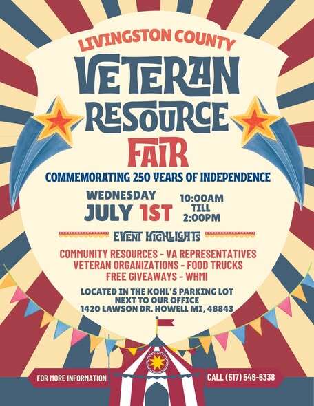 Veteran Resource Fair Set For July 1 In Howell