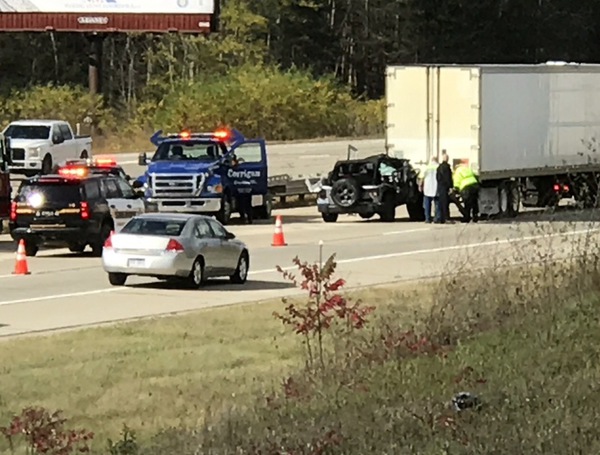 Accident On I-96 West Near D-19 Closes Two Lanes Of Traffic