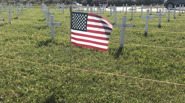 Field Of Crosses Highlight Veteran Suicide Issue