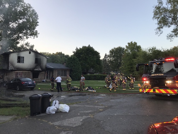 Fire Leaves Brighton Township Home "Uninhabitable"