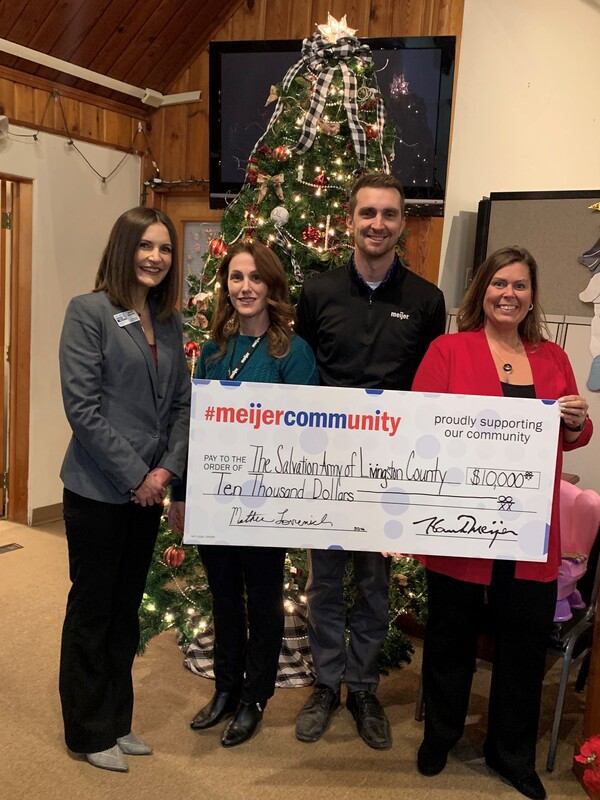 Salvation Army Receives $10,000 Grant From Meijer