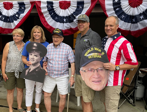 Community Honors WWII Vet With Birthday Parade