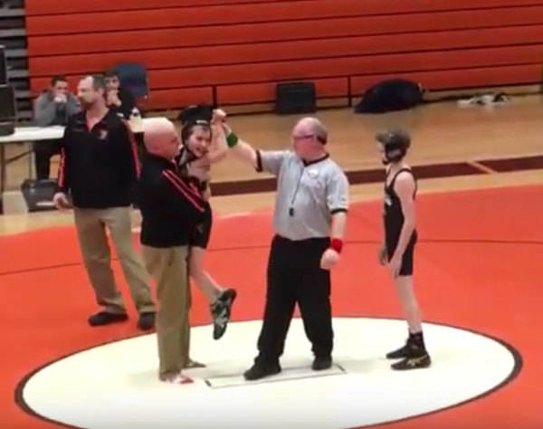 Pinckney Wrestler Helps Create Special Memory For Fellow Athlete