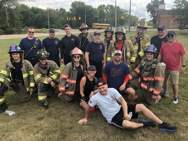 Firefighter's Walk Across Michigan Comes Through Livingston County