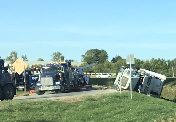 Truck Blocks Freeway Ramp For Hours On Thursday